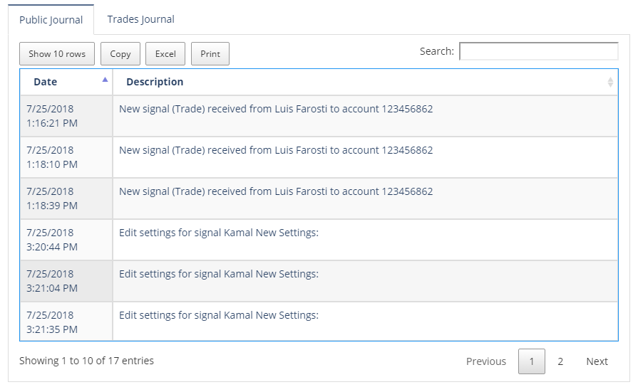 Public Journal