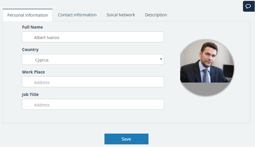 Personal Information